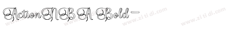 ActionNBA Bold字体转换